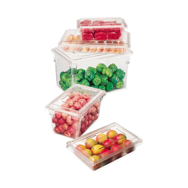 Camwear 18x12x3.5 1.75 Gal. Clear Polycarbonate Food Storage Box